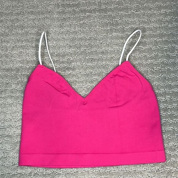 FREE PEOPLE | NWOT Sweetheart Seamless Brami in Punch Crush - Picture 2 of 3